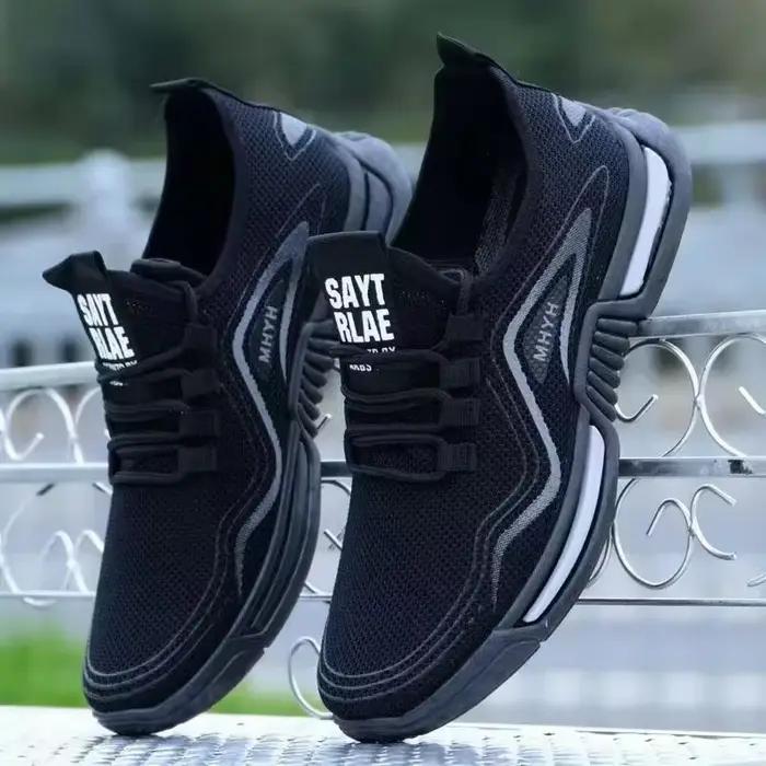 Chaussures pour hommes, baskets à enfiler tendance, chaussures de sport pour hommes, respirantes, po