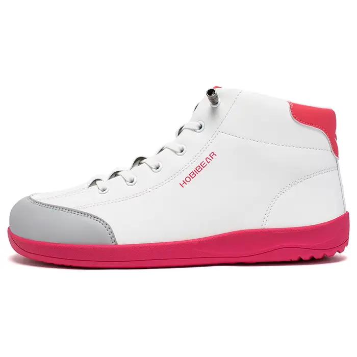 HOBIBEAR chaussures mi-hautes pieds nus unisexe bout large bottines minimalistes en cuir artificiel
