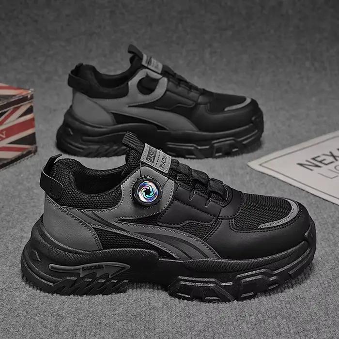 Nouvelles Chaussures de Sport Printemps 2026 pour Hommes, Chaussures de Sport à Semelle Épaisse, Cha