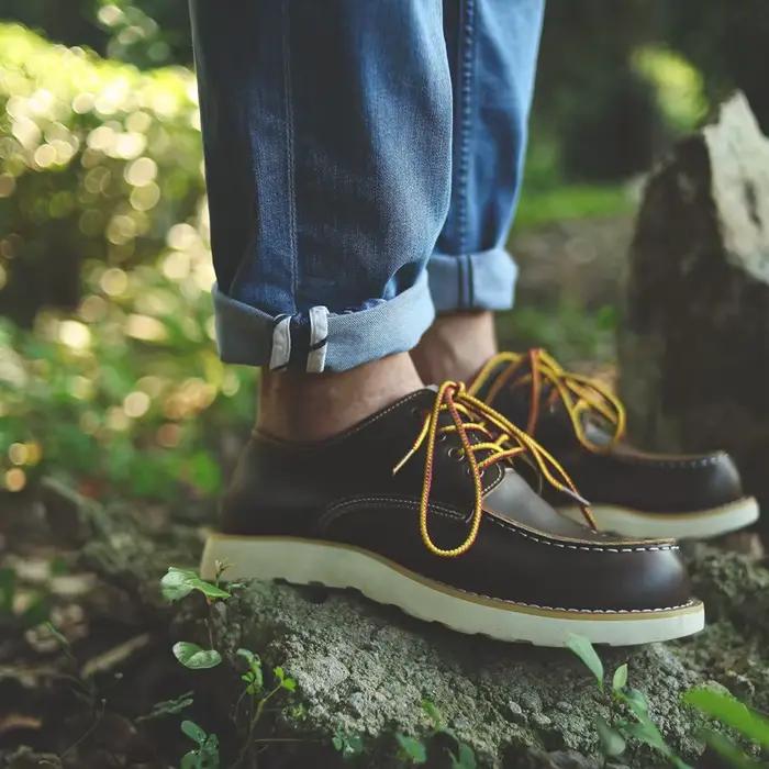 ZFTL hommes américain rétro chaussures décontractées hommes outillage monocouche peau de vache chaus