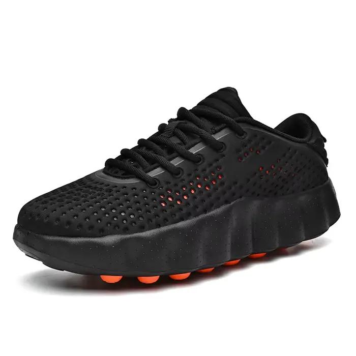 Chaussures décontractées de marque pour hommes, baskets à semelle épaisse et douce, respirantes, pou