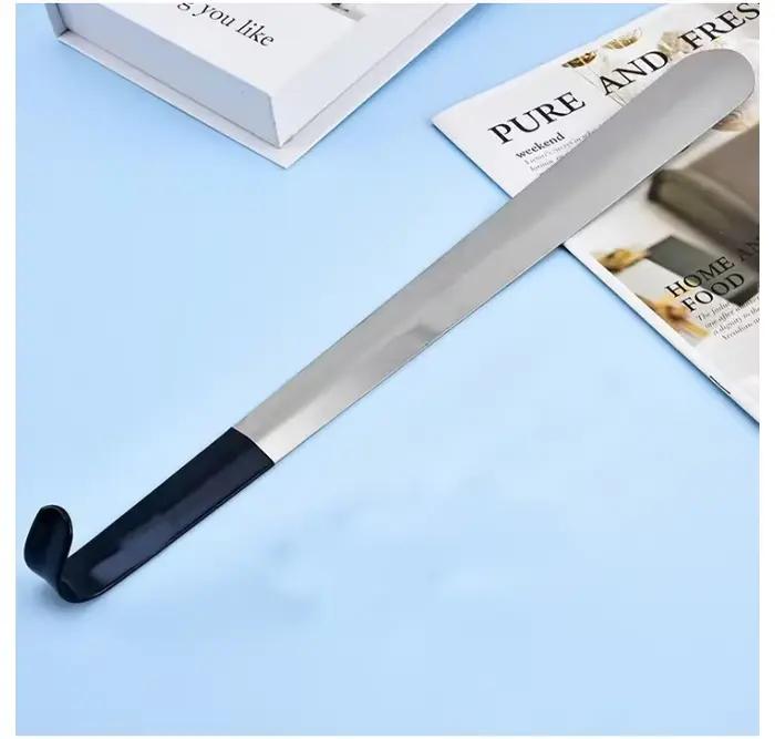 Chausse-pied en acier inoxydable à long manche ergonomique | 16,5 pouces/42 cm | Chausse-pied en