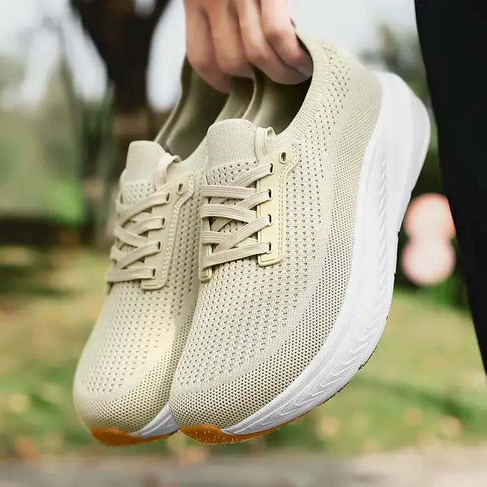 Chaussures de sport minimalistes confortables pour hommes, à bout large, style décontracté, légères,