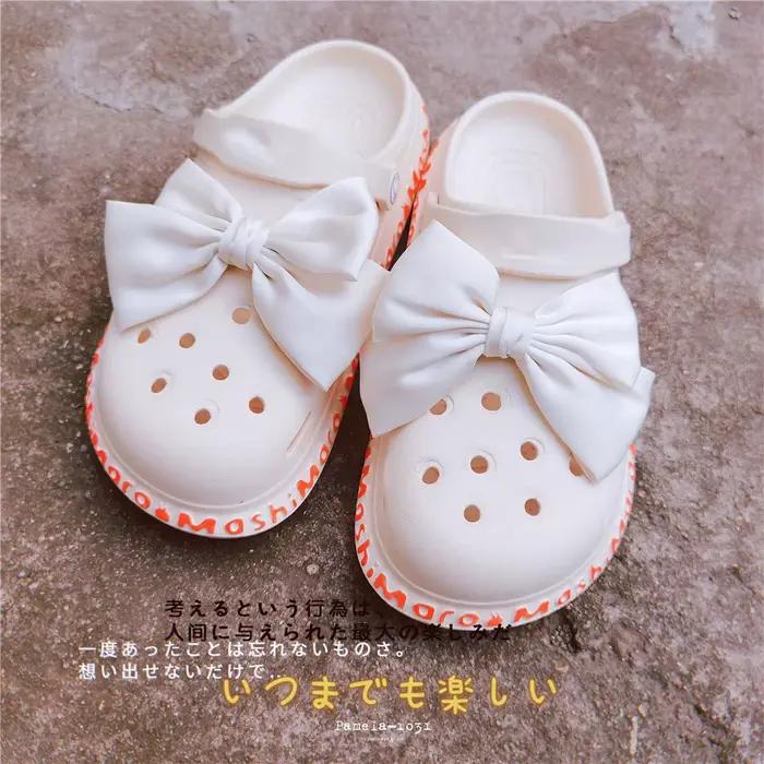 1 pièces multicolore chaussure décoration boucle breloques accessoire broche nœud papillon étui sac