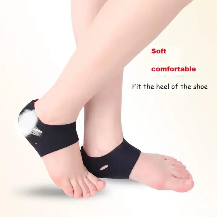 Coussinets de protection du talon, 2 pièces, manchons de protection chauds pour soulager la fasciite