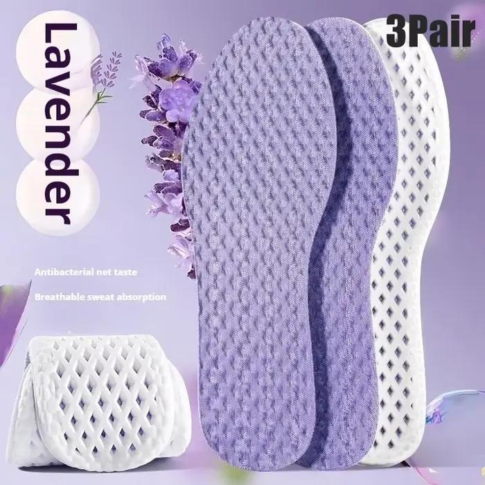 3 paires de semelles intérieures de sport pour la course à pied, respirantes et absorbantes, avec mo
