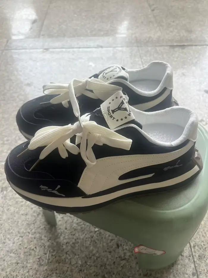 Chaussures décontractées chaussures de sport pour hommes été décontracté à semelles épaisses chaussu