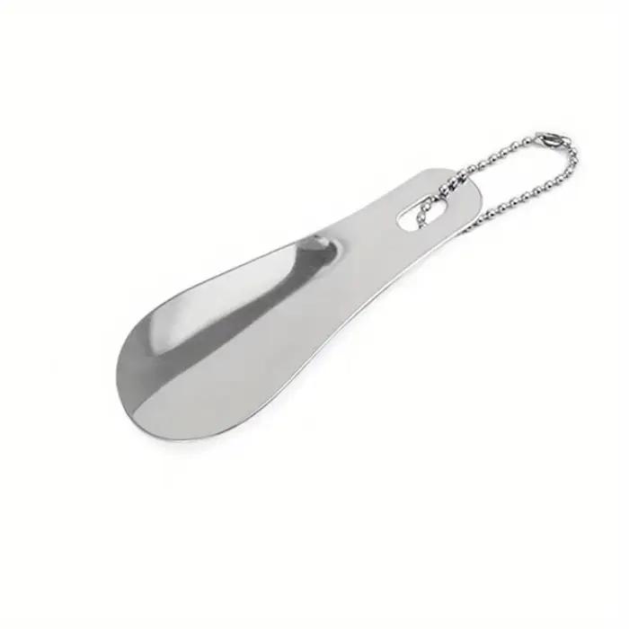 Chausse-pied métallique en acier inoxydable, chausse-pied portable, aide au port des chaussures, ess