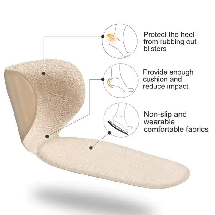 Nouveau talon haut semelle orthopédique en forme de T coussin antidérapant pied talon protecteur dou
