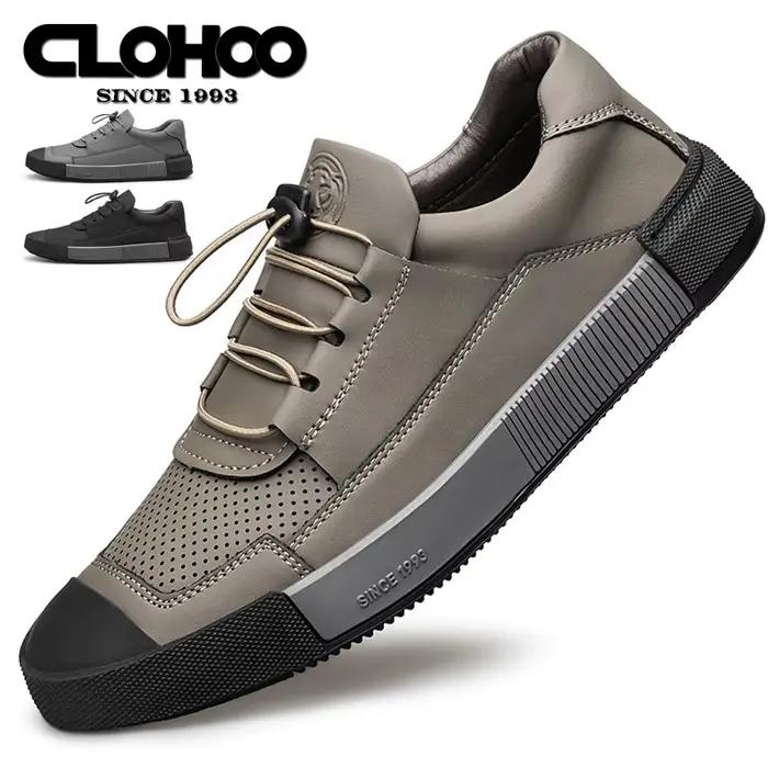 CLOHOO chaussures de sport confortables pour hommes chaussures décontractées respirantes durables en