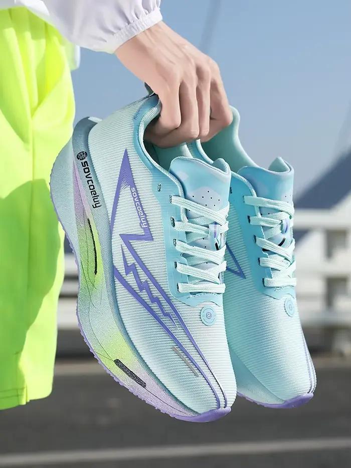 Chaussures de course unisexes pour couple - Trois options de couleurs, empeigne tissée améliorée, se