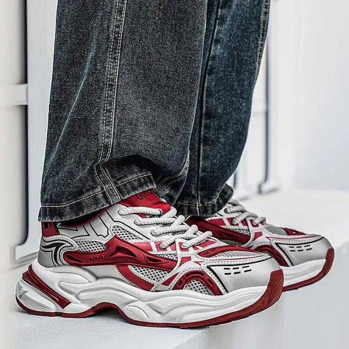 Baskets décontractées pour hommes, mocassins résistants à l'usure, antidérapants, chaussures de spor