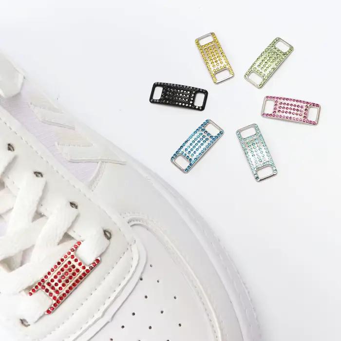 Coloré strass boucle lacets AF1 chaussure décoration bijoux baskets chaussures breloques bricolage l