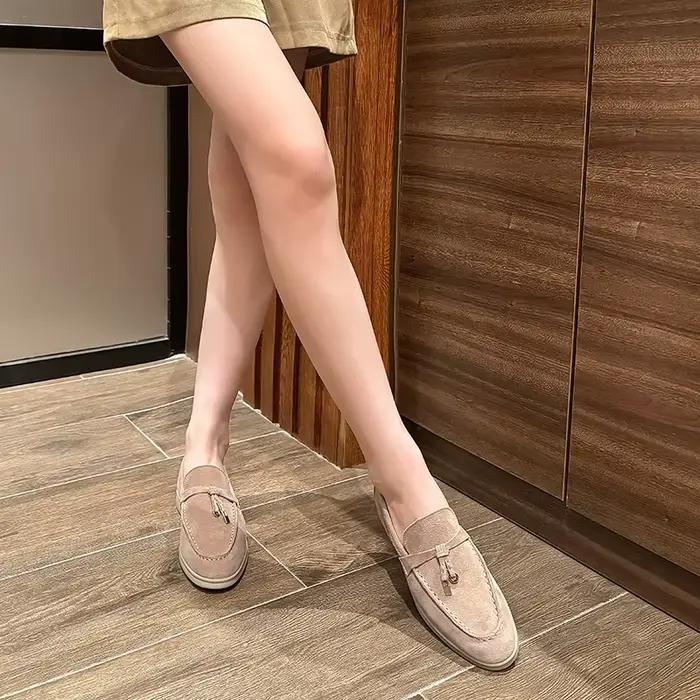 Nouvelles Chaussures Plates Homme en Daim LP 2026 – Mocassins Légers pour Tenues Décontractées et Pr