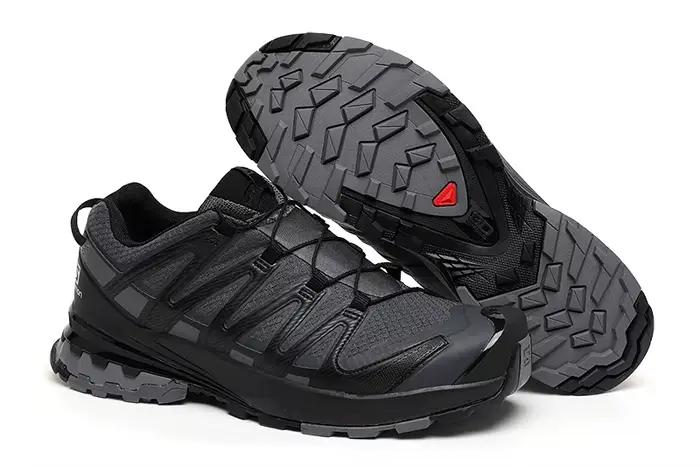 Chaussures de trail Salomon XA PRO 3D Ultra 3 gris foncé/noir pour homme | Contagrip