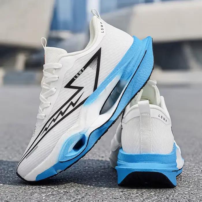 Chaussures de course pour hommes avec plaque en carbone, chaussures de course professionnelles pour