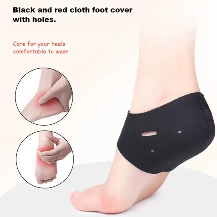 Coussinets de protection du talon, 2 pièces, manchons de protection chauds pour soulager la fasciite