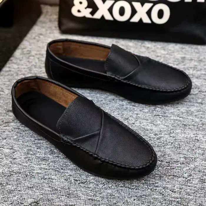Mocassins Confortables et Décontractés Faits à la Main pour Homme, Chaussures de Conduite, Baskets d