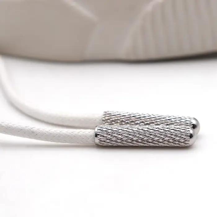 Tête de Remplacement pour Lacets Lumineux, Aglets de Balles Plaqués Argent, Accessoires de Chaussure