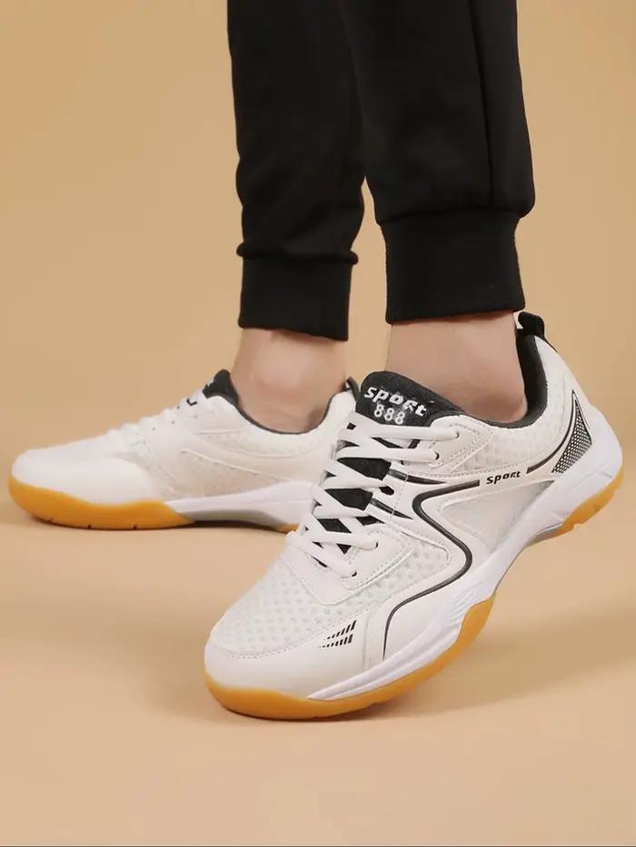 Chaussures de badminton pour hommes et femmes, antidérapantes, résistantes à l'usure, amortissantes,