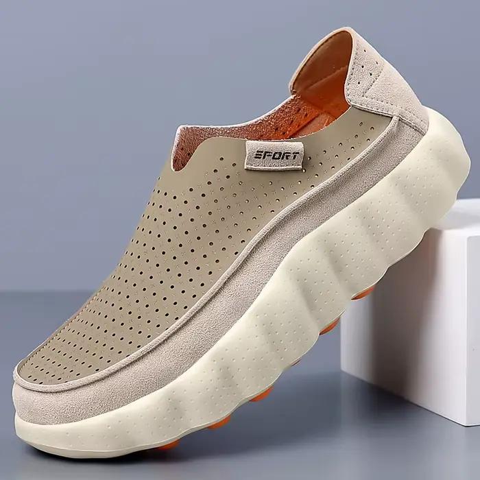 Chaussures de sport pour hommes, style minimaliste discret, semelle résistante à l'usure, confortabl