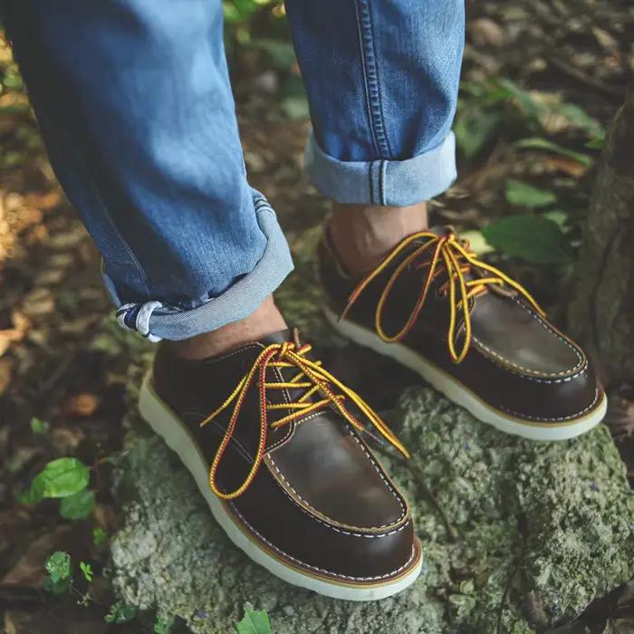 ZFTL hommes américain rétro chaussures décontractées hommes outillage monocouche peau de vache chaus