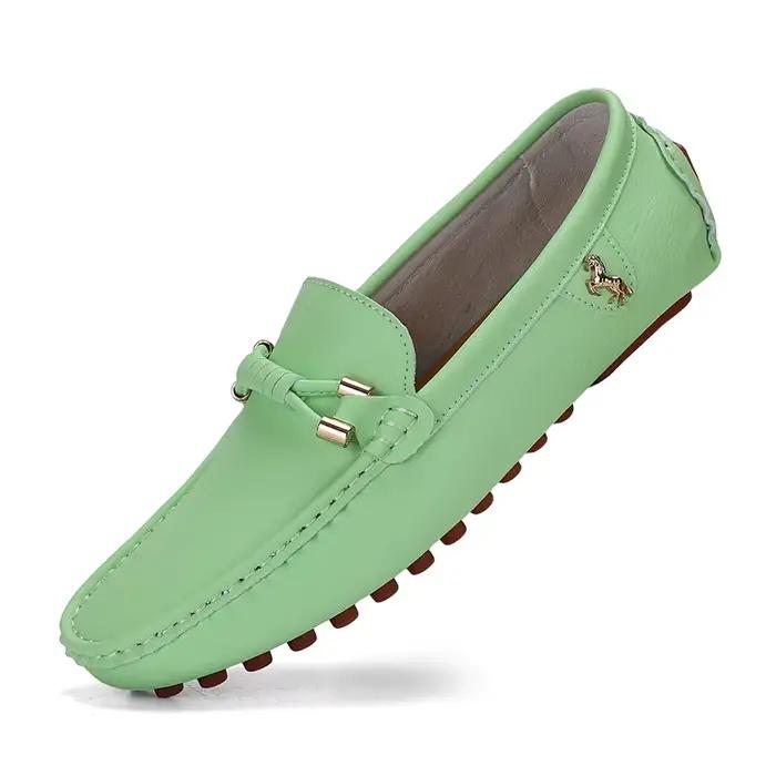 Chaussures provoqué formelles en cuir pour hommes, chaussures décontractées élégantes pour hommes, c