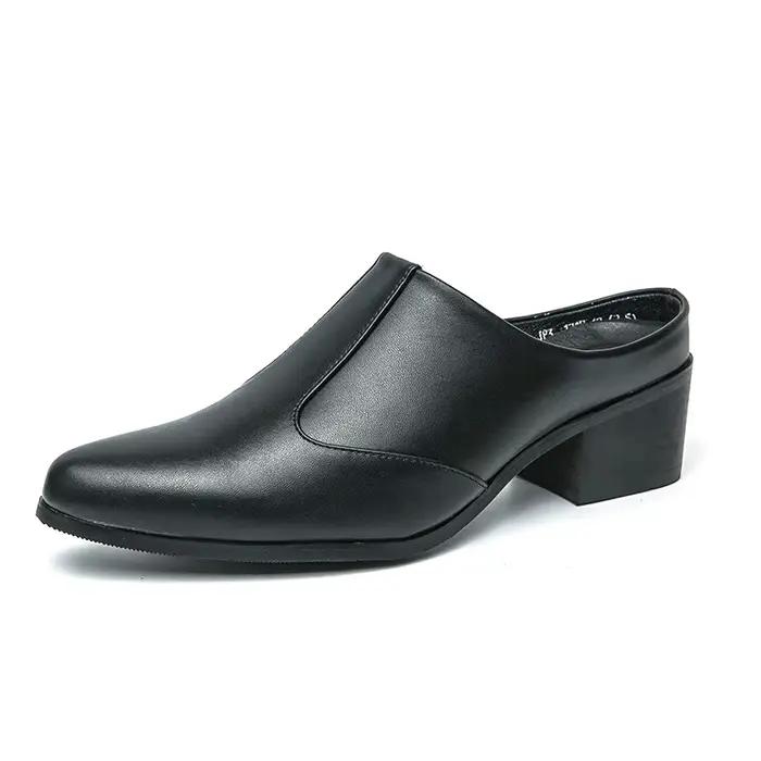 Chaussures de travail d'affaires pointues pour hommes, mocassins à la mode, vert, Europe, Amérique,