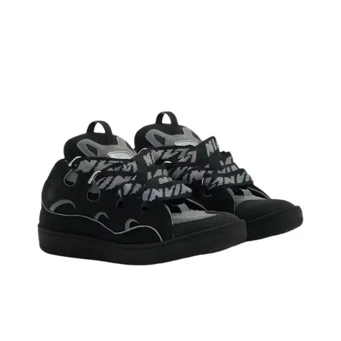 Baskets décontractées pour couple LANVIN SPORT Novelly à semelle épaisse, à lacets, respirantes, pou