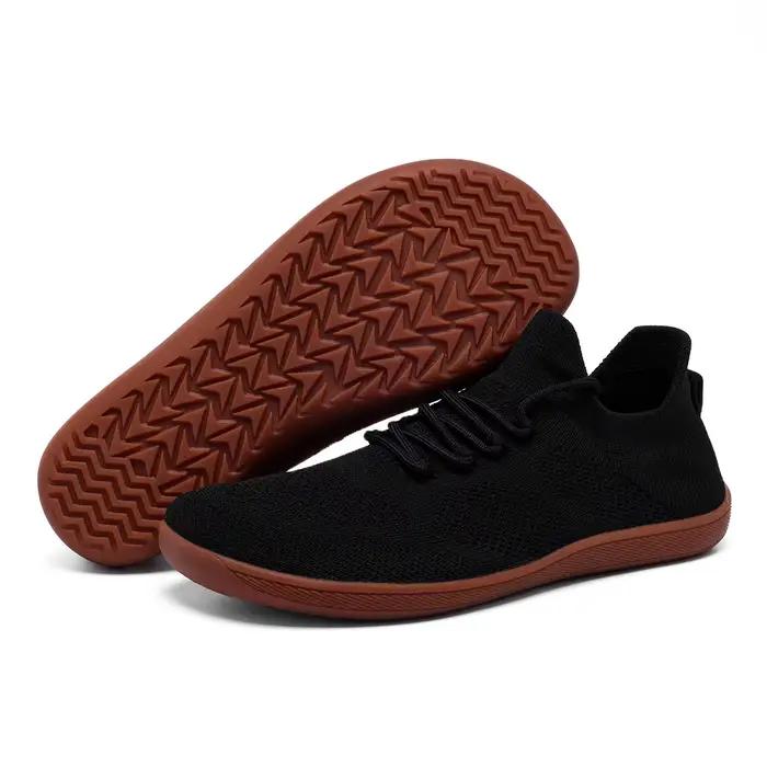 Chaussures minimalistes pour hommes pieds nus, respirantes, à bout large, chaussures de course pour
