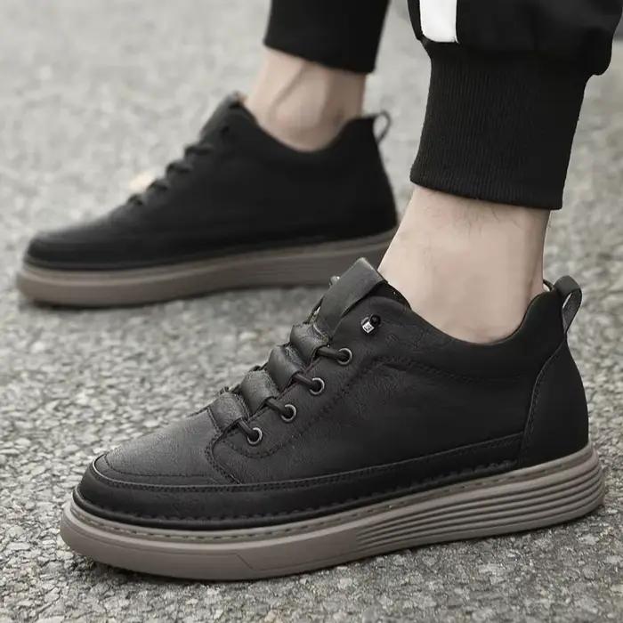 Chaussures rehaussantes en cuir véritable chaussures rehaussantes hauteur augmenter chaussures homme