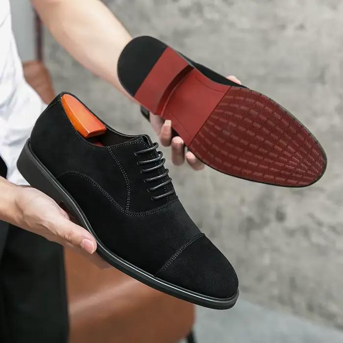 Mocassins décontractés en cuir pour hommes, chaussures d'affaires, robe formelle, mode de créateur