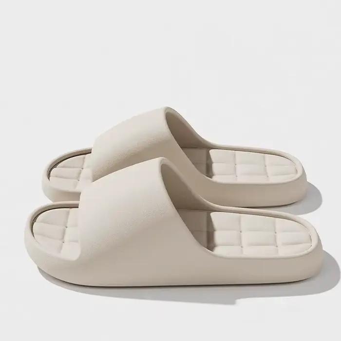 Claquettes de mode pour homme, sandales de plage unies, antidérapantes, légères et souples, unisexe,