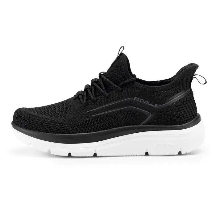 Chaussures de course à semelle épaisse pour hommes, baskets d'extérieur légères et rembourrées, coup