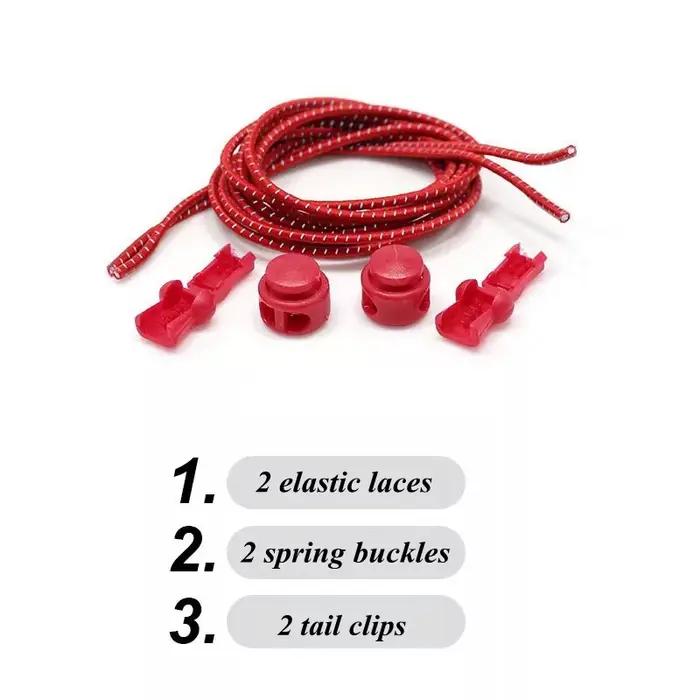 Lacets de chaussures élastiques Casting Lock, Lacets de chaussures, Stretching, Luminelace No aught,