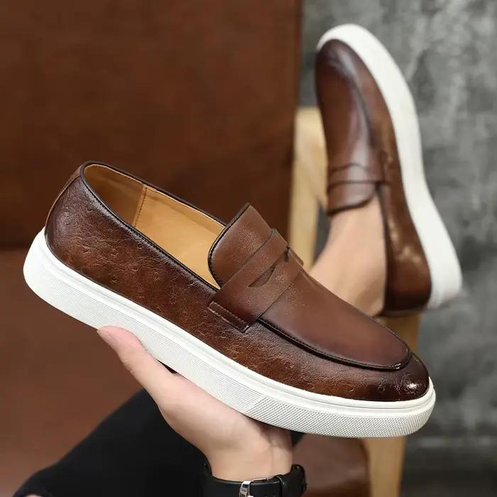 Chaussures décontractées pour hommes mocassins de Style britannique nouvelles