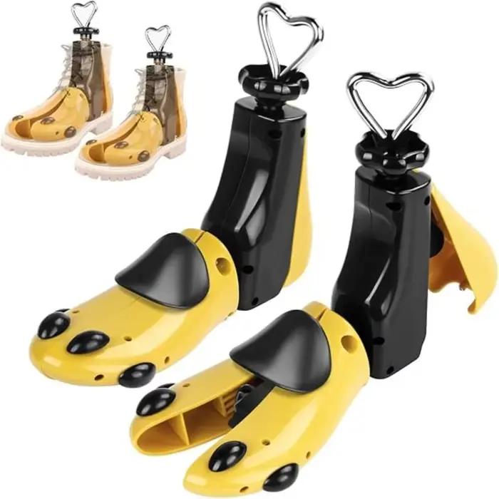Nouveau tendeur de chaussures réglable en largeur et en longueur avec tige en acier