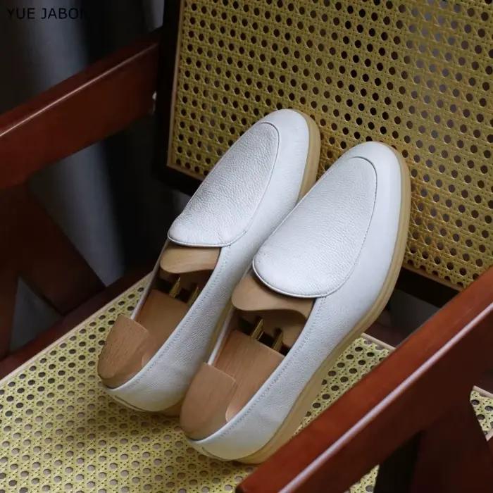 Mocassins en daim de vache pour hommes