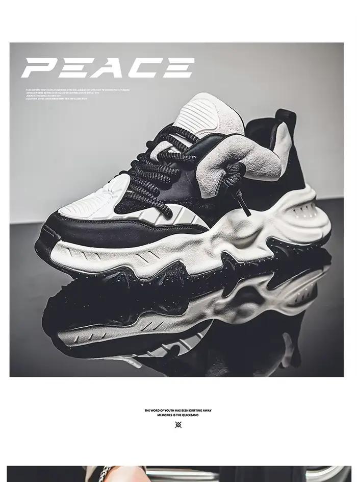 Chaussures de dehors à Semelles Épaisses pour Homme