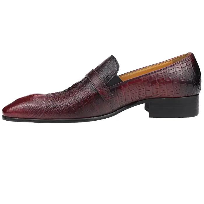 Mocassins en cuir de vache véritable faits à la main pour hommes