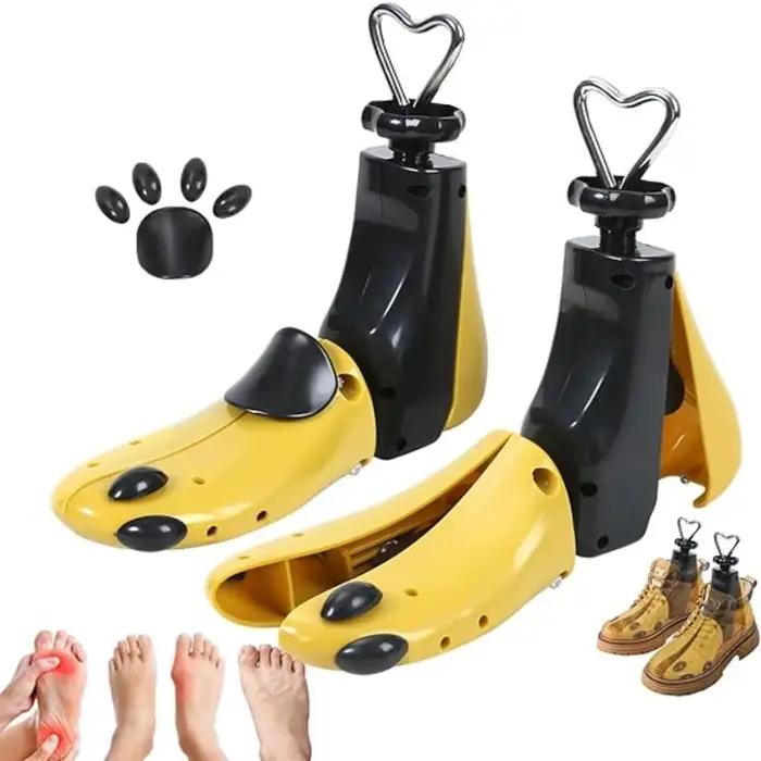 Nouveau tendeur de chaussures réglable en largeur et en longueur avec tige en acier