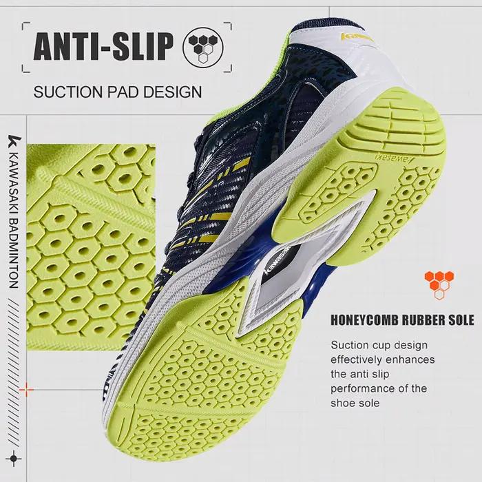 Kawasaki chaussures de Badminton pour hommes 2025 nouvelle couleur Anti-torsion