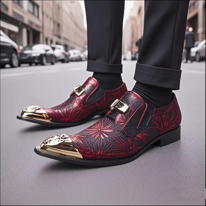 Chaussures de Luxe en Cuir group pour Homme