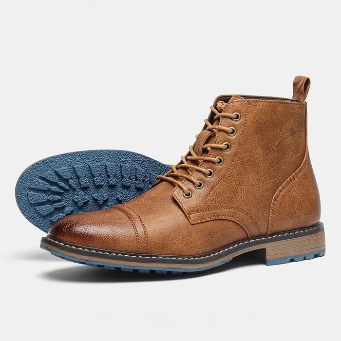 Bottes Chelsea pour hommes, décontractées, tendance 2026, bottes confortables en cuir