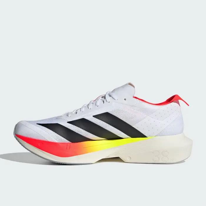 Chaussures de course Adidas pour hommes en polyester, taille 39 à 47, coloris beige, pour course et quotidien