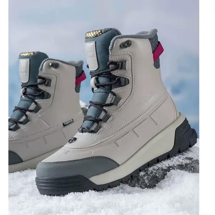 Bottes d'hiver verktaka en microfibre imperméables et antidérapantes pour homme pour les randonnées enneigées et les journées froides