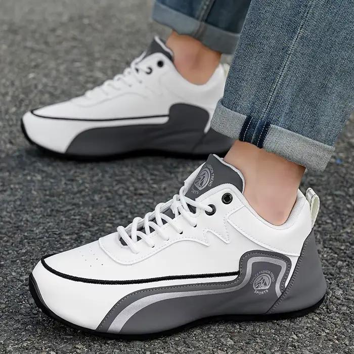 1 paire de chaussures de sport décontractées respirantes pour hommes
