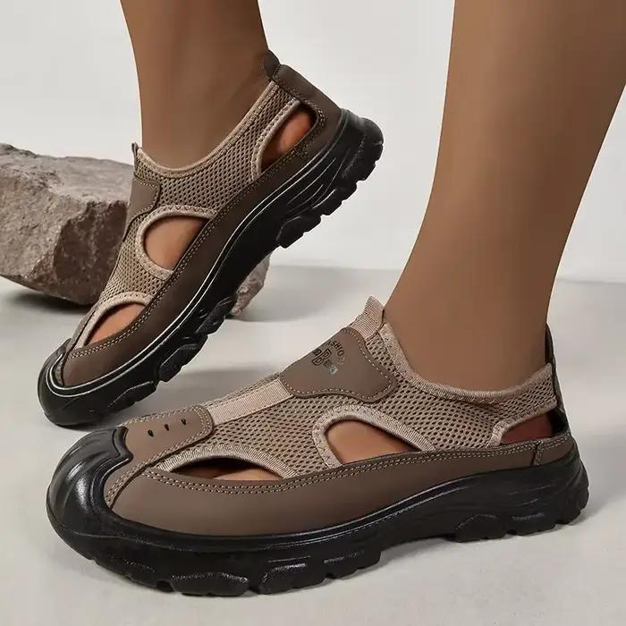 Sandales pour hommes 2025 nouveau Style chaussures de plongée plage chaussures d'alpinisme en plein air grandes sandales en plein air 39-46