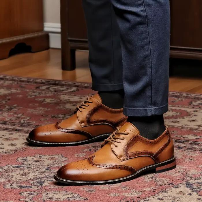 Chaussures en cuir pour hommes
