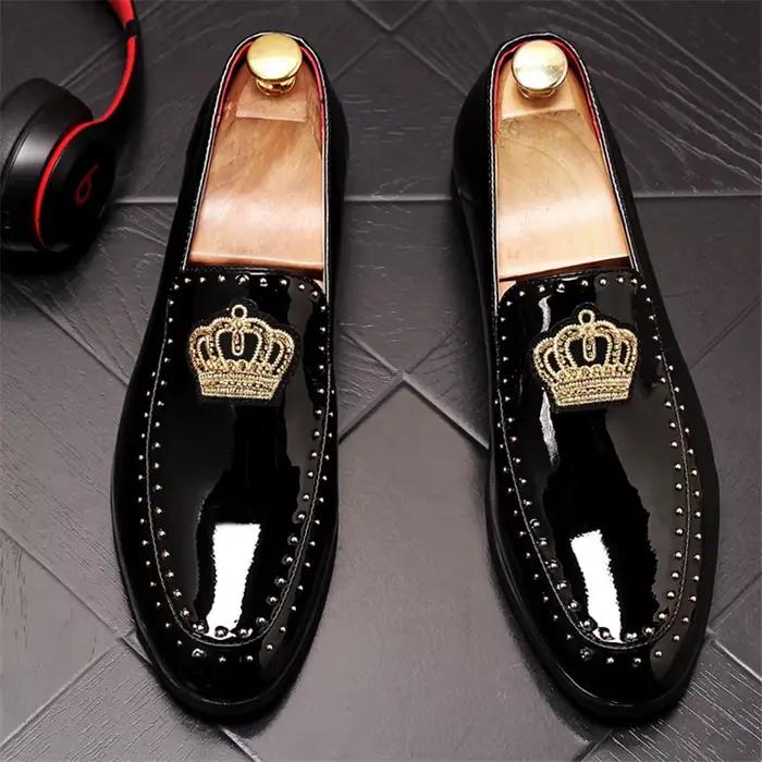 Mocassins en cuir pour hommes